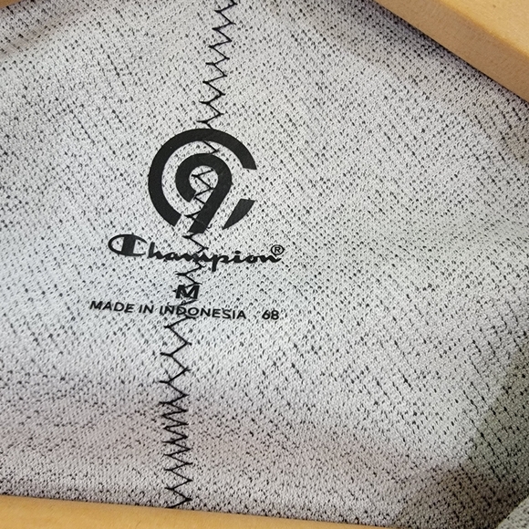 Champion Gray Quarter-Zip Pullover Mens Size Medium - Picture 10 of 16